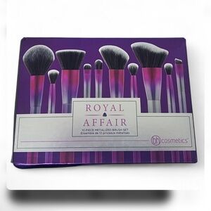 Royal Affair 10 Piece Metalized Brush Set